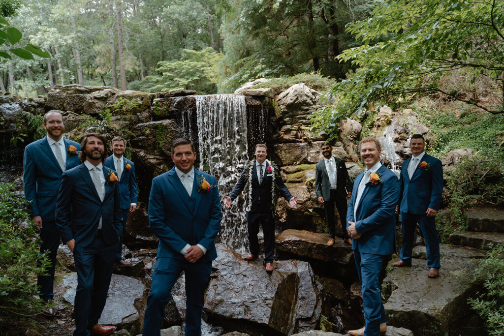 photo of groom and groomsmen