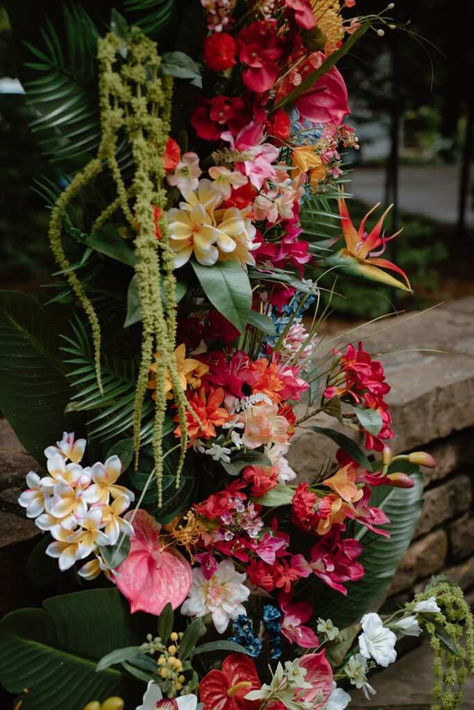 wedding arch detail photo