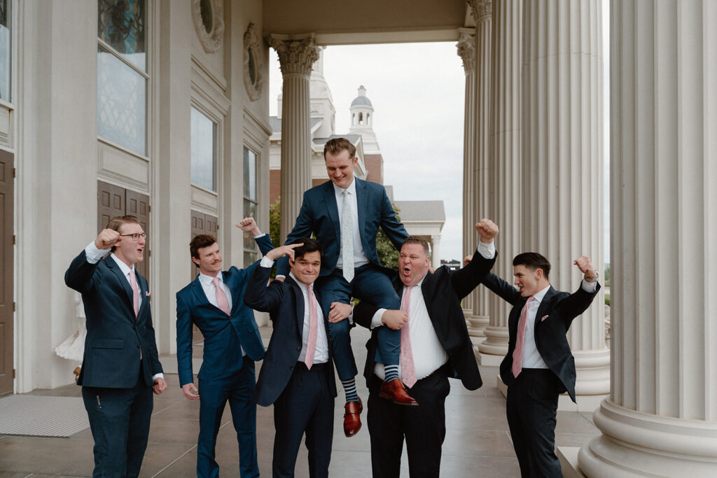 photo of groomsmen