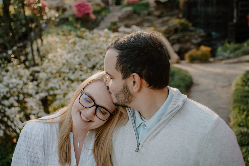 little rock engagement photographers at the old mill