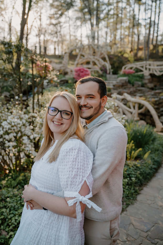 little rock engagement photographers at the old mill