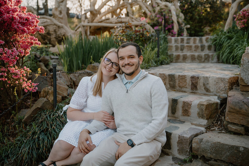 Spring Engagement Photography at the old mill