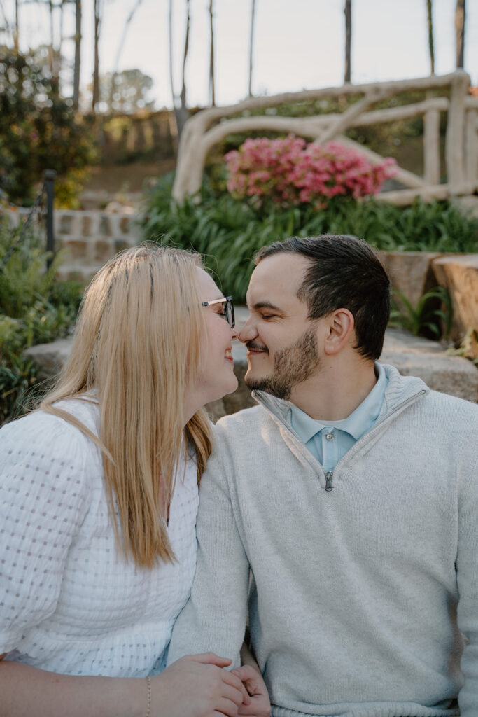 little rock engagement photographers at the old mill