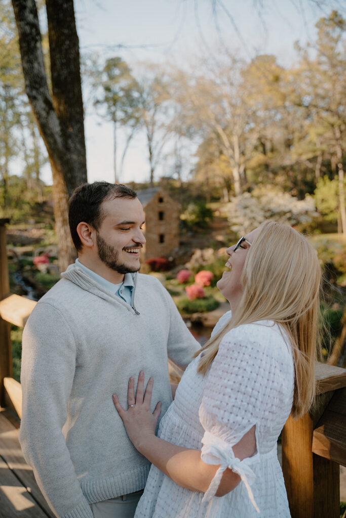 Spring Engagement Photography at the old mill